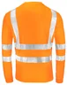 Miniatyrbilde 1 av Orange Jobman 5593 Varsel Langermet T-skjorte