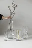 Miniatyrbilde 3 av 2-15-5018040 Sagaform Hold Glass og Metall Vase Stor