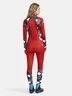 Miniatyrbilde 4 av Blaze / Bright Red Craft NOR ADV Nordic Ski Langrennsdrakt Dame