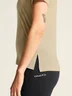 Miniatyrbilde 1 av Hay/Melange Craft ADV Trail Ull T-skjorte Dame