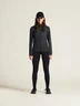 Miniatyrbilde 6 av Black Melange Craft PRO Explore Wool Midlayer Jakke Dame