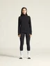 Miniatyrbilde 1 av Black Melange Craft Flow Hz Half-Zip Treningstrøye Dame