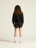 Miniatyrbilde 1 av Black Craft Frequent Cropped Økologisk Bomull Collegegenser Dame