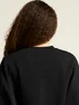 Miniatyrbilde 2 av Black Craft Frequent Cropped Økologisk Bomull Collegegenser Dame