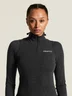 Miniatyrbilde 13 av Black/Melange Craft Merinoull Half-Zip Undertøy Sett Dame