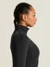 Miniatyrbilde 16 av Black/Melange Craft Merinoull Half-Zip Undertøy Sett Dame