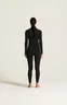 Miniatyrbilde 4 av Black/Melange Craft Merinoull Half-Zip Undertøy Sett Dame