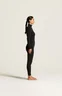 Miniatyrbilde 17 av Black/Melange Craft Merinoull Half-Zip Undertøy Sett Dame