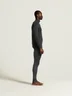 Miniatyrbilde 8 av Black/Melange Craft Merinoull Half-Zip Undertøy Sett