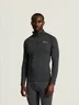 Miniatyrbilde 10 av Black/Melange Craft Merinoull Half-Zip Undertøy Sett
