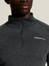Miniatyrbilde 11 av Black/Melange Craft Merinoull Half-Zip Undertøy Sett