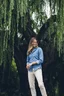 Miniatyrbilde 5 av Dark Indigo Cutter & Buck Ellensburg Denim Skjorte Dame