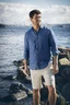 Miniatyrbilde 4 av Dark Navy Cutter & Buck Summerland Skjorte