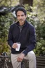Miniatyrbilde 4 av Black Cutter & Buck Oakville Half-Zip Strikkegenser