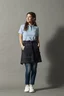 Miniatyrbilde 8 av Black Cottover Poloskjorte Dame