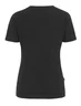 Miniatyrbilde 2 av Black Cottover Stretch V-hals T-skjorte Dame