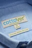 Miniatyrbilde 9 av Lt Blue Cottover Oxford Slim Fit Skjorte