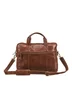 Miniatyrbilde 1 av Cognac Derby of Sweden Leather Line Briefcase PC-veske