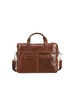 Miniatyrbilde 2 av Cognac Derby of Sweden Leather Line Briefcase PC-veske
