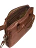 Miniatyrbilde 3 av Cognac Derby of Sweden Leather Line Briefcase PC-veske