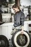 Miniatyrbilde 3 av Black/Steelgrey Graphix Cleveland  Half-Zip Genser