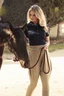 Miniatyrbilde 4 av Black J. Harvest Sunset Poloskjorte Dame