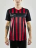 Miniatyrbilde 1 av Black/Bright Red Craft Teamwear Progress 2.0 Stripe  T-skjorte