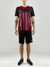 Miniatyrbilde 6 av Black/Bright Red Craft Teamwear Progress 2.0 Stripe  T-skjorte