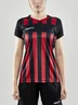 Miniatyrbilde 1 av Black/Bright Red Craft Teamwear Progress 2.0 Stripe  T-skjorte Dame