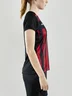 Miniatyrbilde 2 av Black/Bright Red Craft Teamwear Progress 2.0 Stripe  T-skjorte Dame