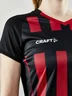 Miniatyrbilde 4 av Black/Bright Red Craft Teamwear Progress 2.0 Stripe  T-skjorte Dame