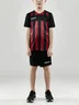 Miniatyrbilde 7 av Black/Bright Red Craft Teamwear Progress 2.0 Stripe  T-skjorte Barn