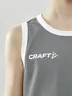 Miniatyrbilde 7 av Black/White Craft Teamwear Progress Reversible Basket  Singlet Barn