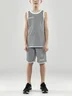 Miniatyrbilde 6 av Black/White Craft Teamwear Progress Reversible Basket  Shorts Barn