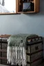 Miniatyrbilde 9 av Beige Kosta Linnewäfveri Ull Pledd