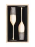 Miniatyrbilde 1 av Transparent Lord Nelson Champagneglass Gull 2-pack