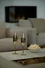 Miniatyrbilde 4 av Transparent Lord Nelson Champagneglass Gull 2-pack