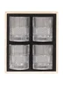 Miniatyrbilde 1 av Transparent Lord Nelson 4-pk Roterende Whiskeyglass