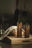 Miniatyrbilde 4 av Brown Örrefors Jernverk Blacksmith Salt- og Pepperkvernsett i Tre