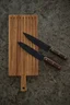 Miniatyrbilde 9 av Black Örrefors Jernverk Blacksmith Knivsett med Skjærebrett