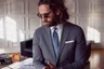 Miniatyrbilde 8 av Black J. Harvest & Frost Green Bow 01 Slim Fit Skjorte