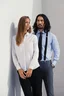 Miniatyrbilde 5 av Sky Blue J. Harvest & Frost JH&F Green Bow 01 Bluse Dame