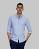 Miniatyrbilde 3 av Blue J. Harvest & Frost Indigo Bow 34 Slim Fit Skjorte