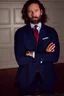 Miniatyrbilde 5 av Navycheck J. Harvest & Frost Yellow Bow 53 Slim Fit Skjorte