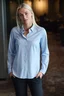 Miniatyrbilde 3 av Black J. Harvest & Frost Indigo Bow 132 Contemporary Fit Skjorte Dame