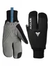 Miniatyrbilde 1 av Black / Black / Silver Auclair Pirkkala Blaze 2-fingermitt Langrennshansker