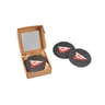 Miniatyrbilde 1 av 25-47-dra-3129 Brekstad Rund Skifer 4-pk Glassbrikkesett