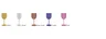 Miniatyrbilde 1 av 25-47-dra-3882 Haag 480 ml Plast Vinglass med Skinnende Finish