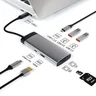 Miniatyrbilde 1 av 25-47-dra-3898 Cloud Resirkulert Aluminium 7-i-1 USB hub