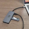 Miniatyrbilde 1 av 25-47-dra-4295 Mistral Resirkulert Aluminium 9-i-1 USB hub